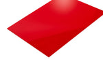 Laserark - Akryl Opak Glans - Röd - 400x300mm - 3mm