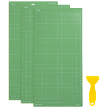 LOKLIK - Skärmatta - Standardgrepp - Grön - 30,5x61cm - 3-pack 