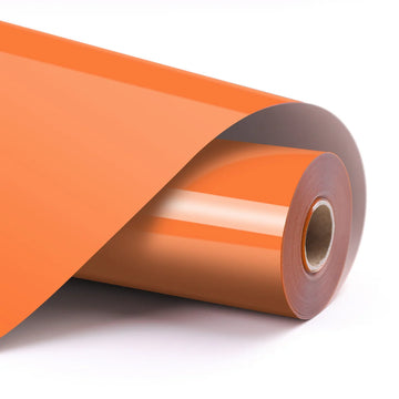 LOKLIK - Värmeöverföringsvinyl - 30,5 cm x 180 cm - Orange 