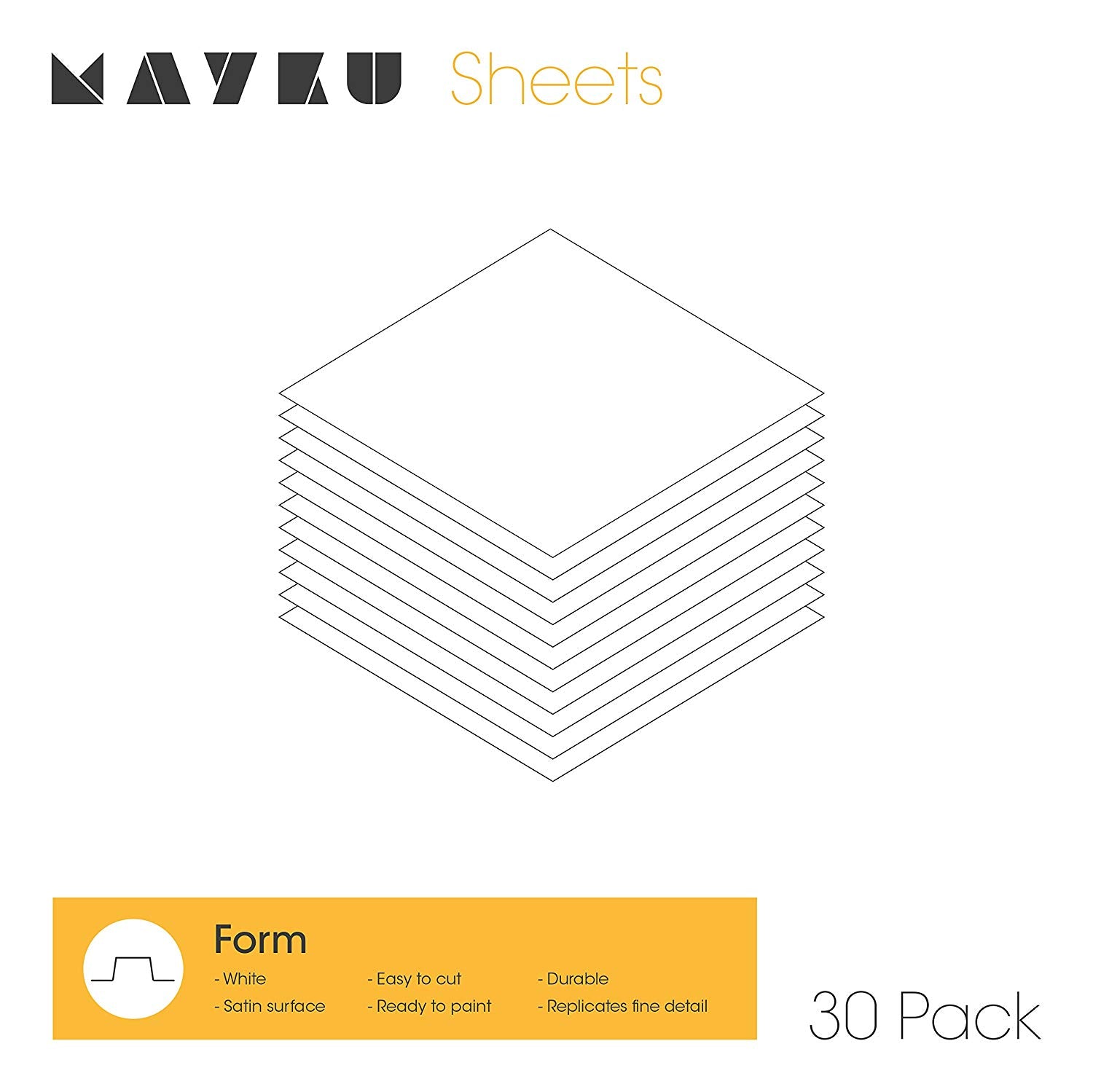 Mayku - Blankettark - Vita - 30-pack