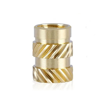 Supreme - Räfflor - Gängade insatser - Mässing M4-10 OD6 (10 st)