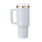 xTool - Stainless Steel Tumbler with Removable Handle - Light Blue Grey To Gold (40z/1.18L)