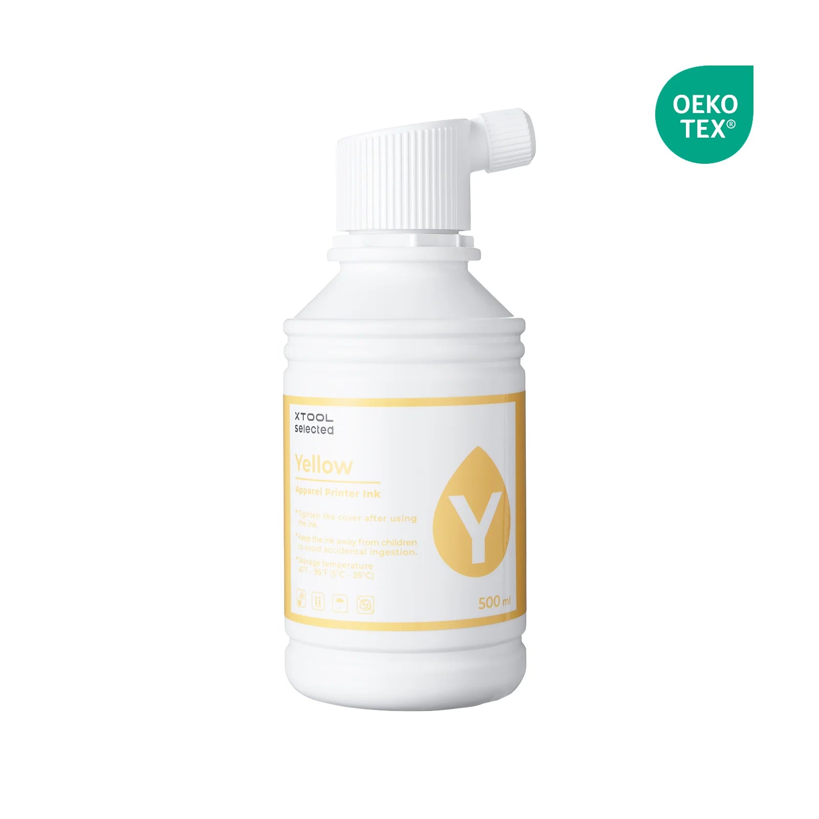 xTool - Selected Apparel Printer - Ink - Yellow (500ml)