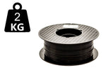 2 kg - 3DE Premium - PETG - Helsvart - 1,75 mm
