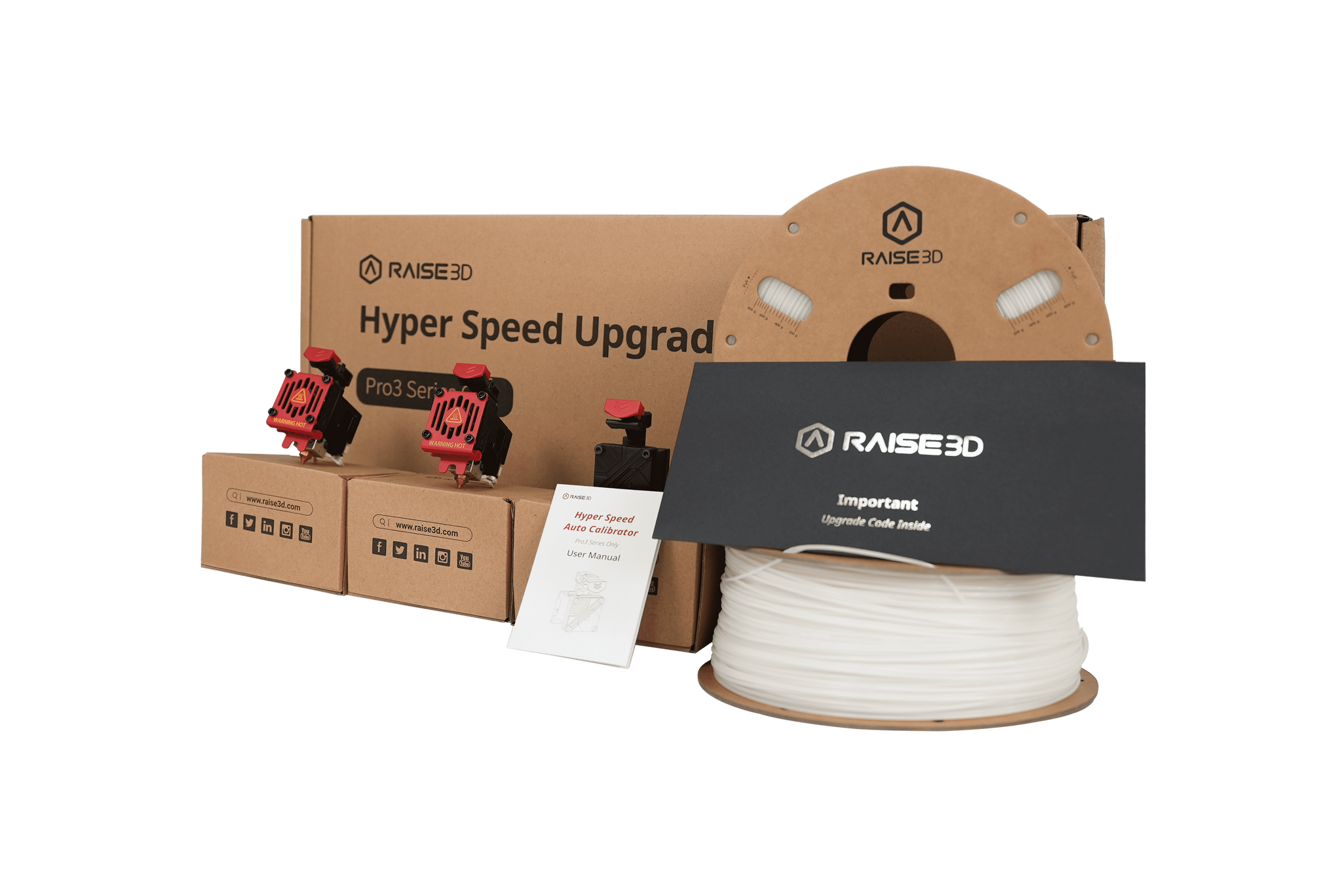 Raise3D - Uppgraderingskit för hyperhastighet - Pro3-serien