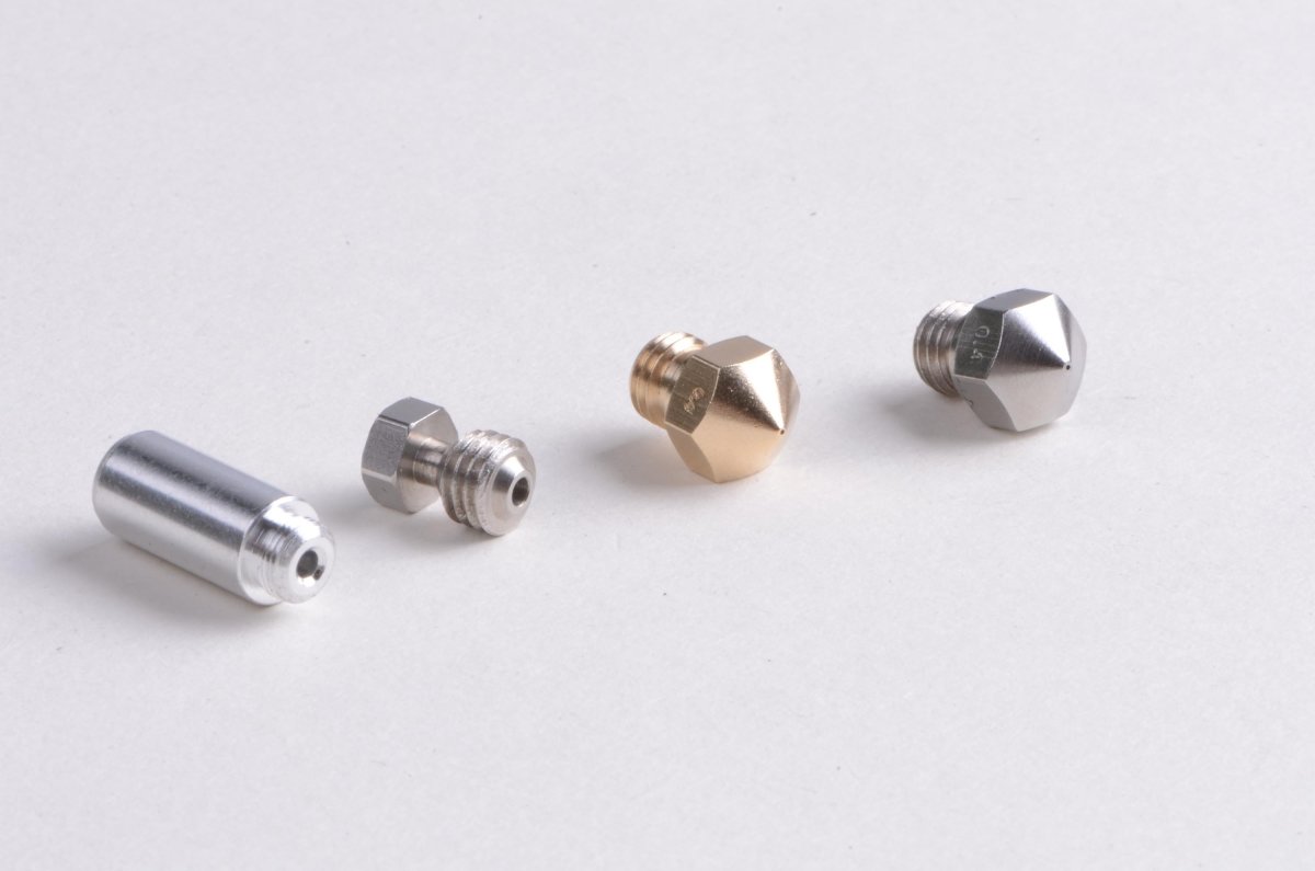 3DE All Metal Hotend Upgrade Kit (Brass)