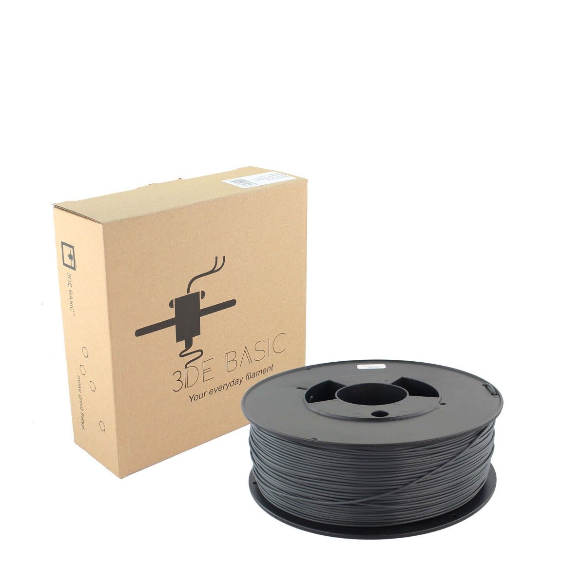 3DE Basic - PLA - Dark Grey - 1.75mm - 0.5 kg