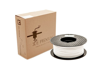 3DE Premium - Opaque PETG - White - 2.85mm - 1 kg