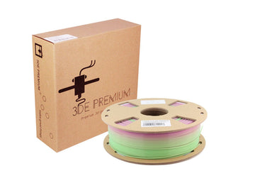 3DE Premium PLA - Glow In Dark - Green-Purple - 1.75mm