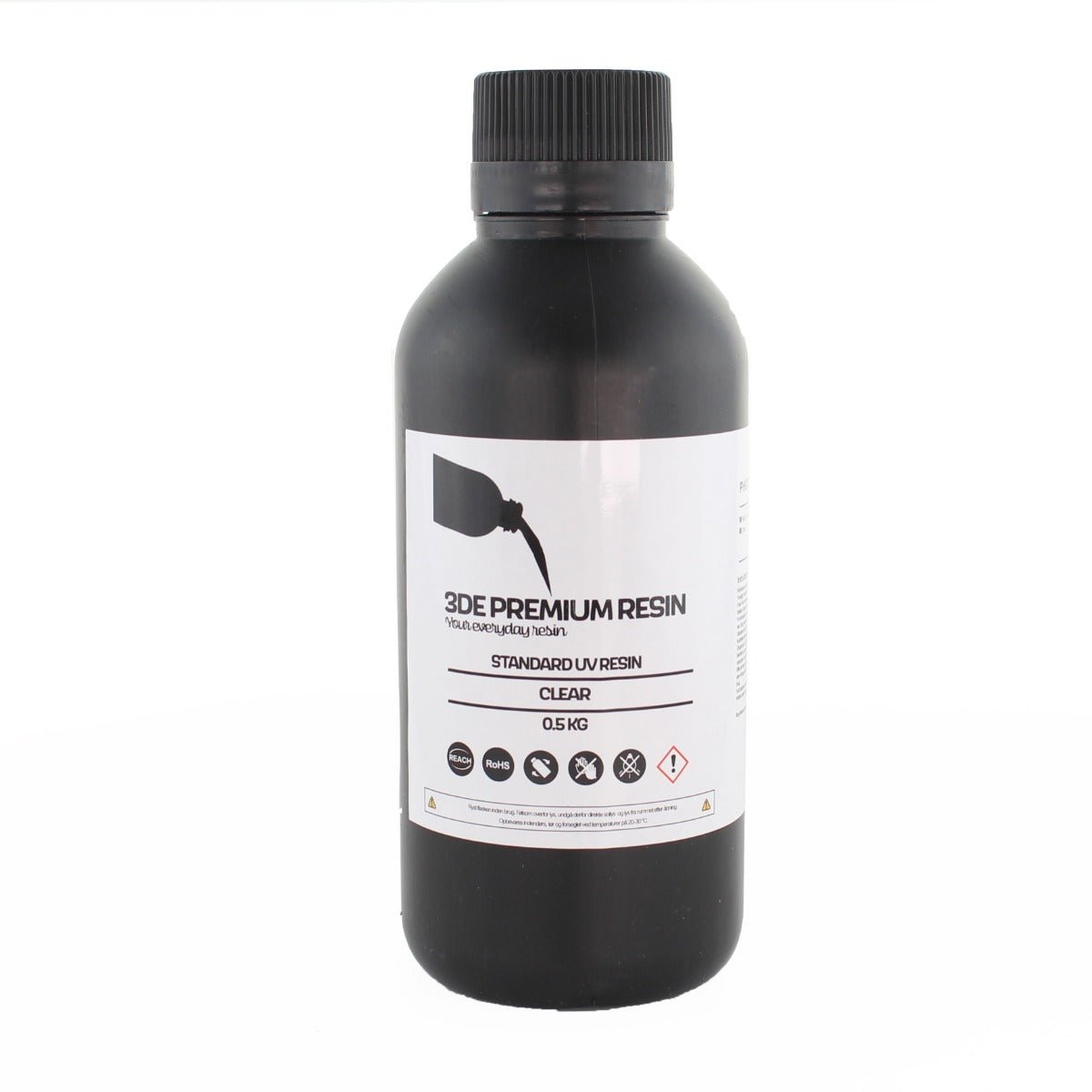 3DE Premium Resin - Standard - Clear - 0.5 kg