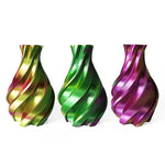 3DE Premium - PLA Silky - Tricolor Guld, Grön och Fuchsia - 1,75 mm - 1 kg