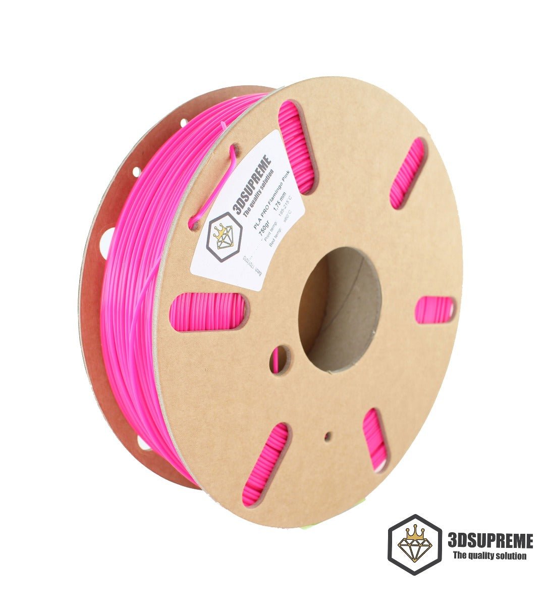 3DSUPREME - PLA PRO - Flamingo Pink - 2.85mm - 750g