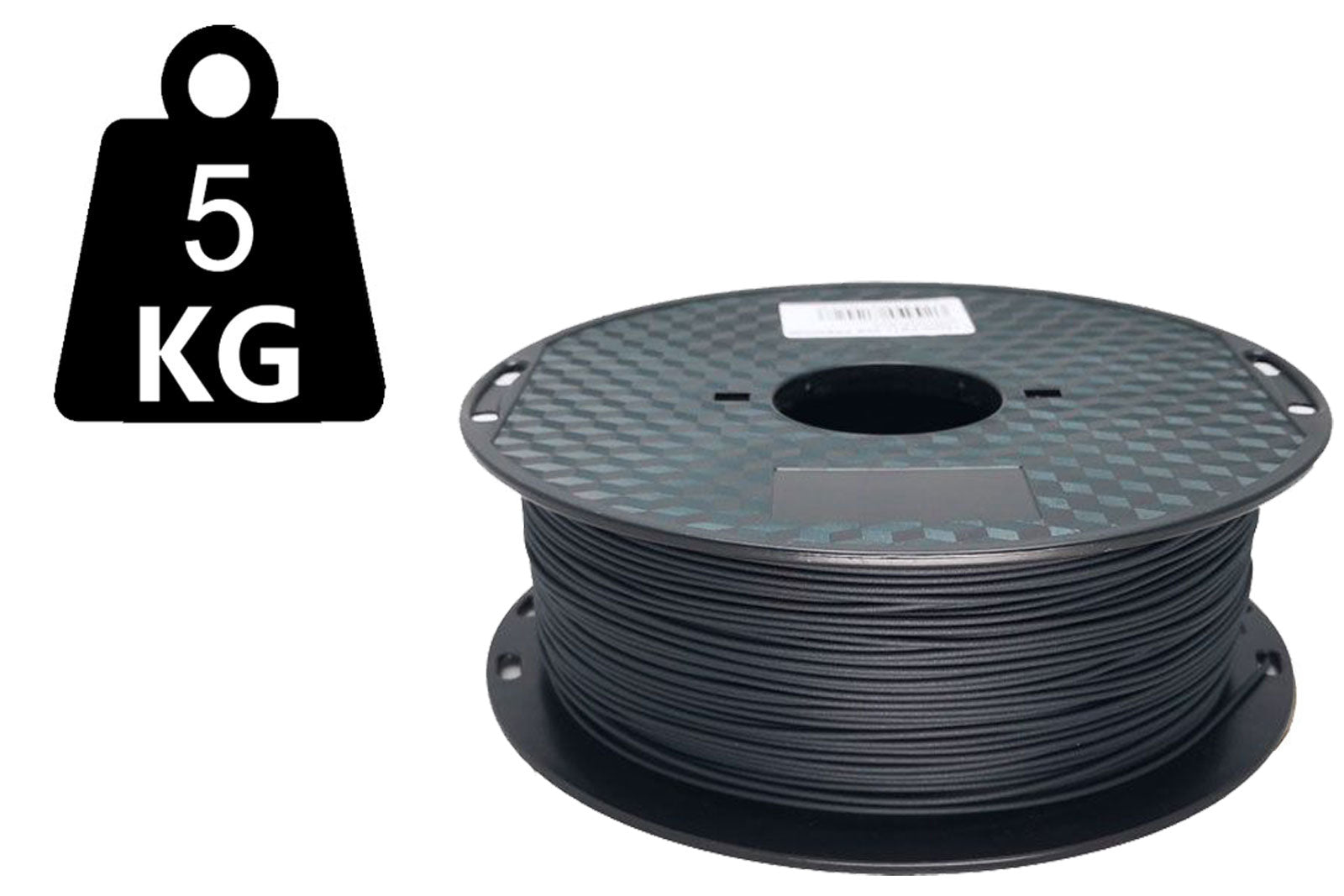 GIANT 5kg - 3DE Premium - PBT+ - Piratsvart - 1,75mm