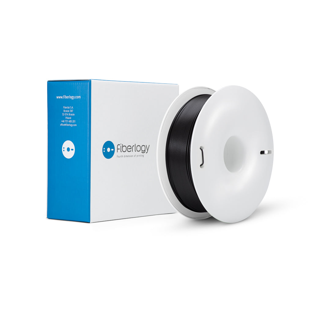 Fiberlogy - Enkel PLA - Svart - 1,75 mm - 850 g 