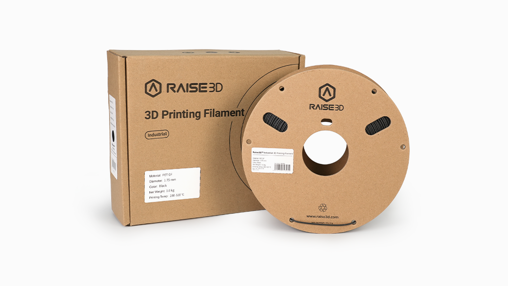 Raise3D - Industriellt PET GF - Svart - 1,75 mm - 1 kg