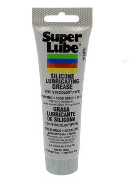 Super Lube® - Silikonsmörjmedel (PTFE) - 85 ml tub - Genomskinlig vit