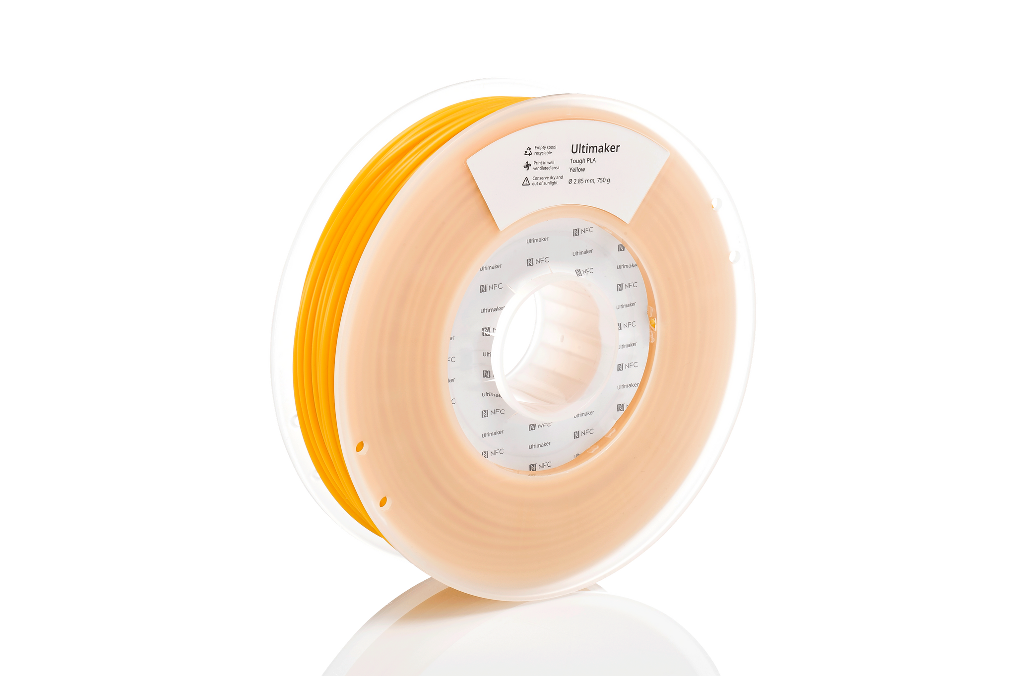 UltiMaker PLA Tough - Gul - 2,85 mm - 750 g