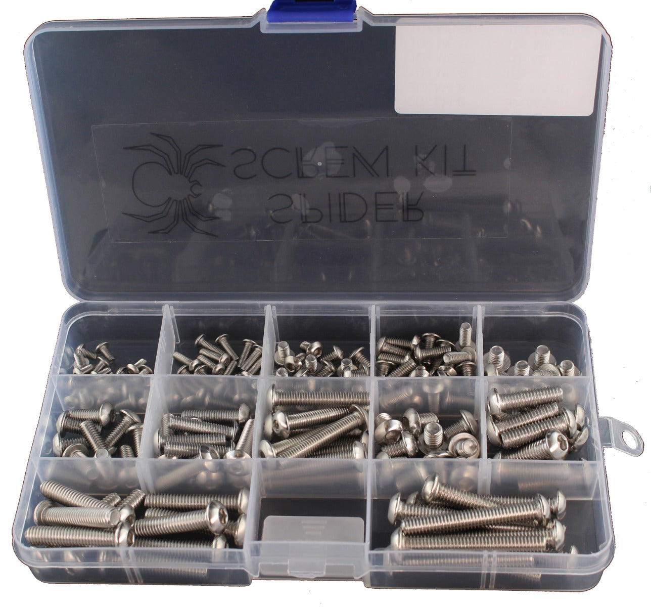 Spindelskruvblandningssats - M3-M4-M5-M6 - 160 delar