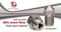 Bondtech - CHT® Coated Brass Nozzle - MK8 - 1 pcs (Pick a Size)