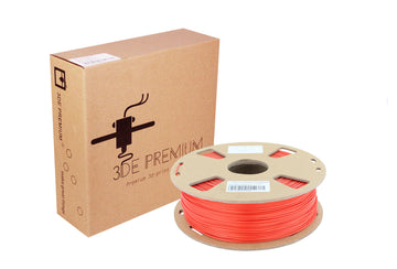 3DE Premium - PLA Shimmer - Transparent Röd - 1,75 mm - 1 kg