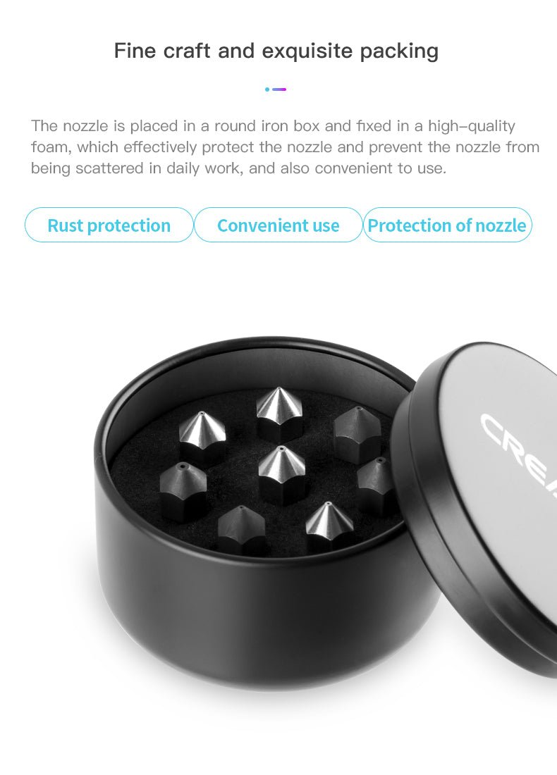 Creality 3D - 3D Printing Up-Market Nozzle Kit - 8 pcs