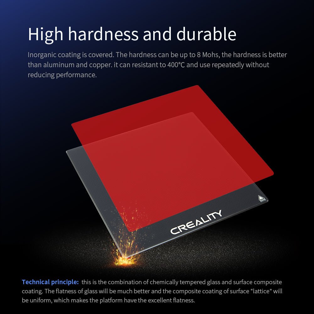 Creality 3D - Carborundum Glass Plate - CR-5 PRO 310x240x4mm