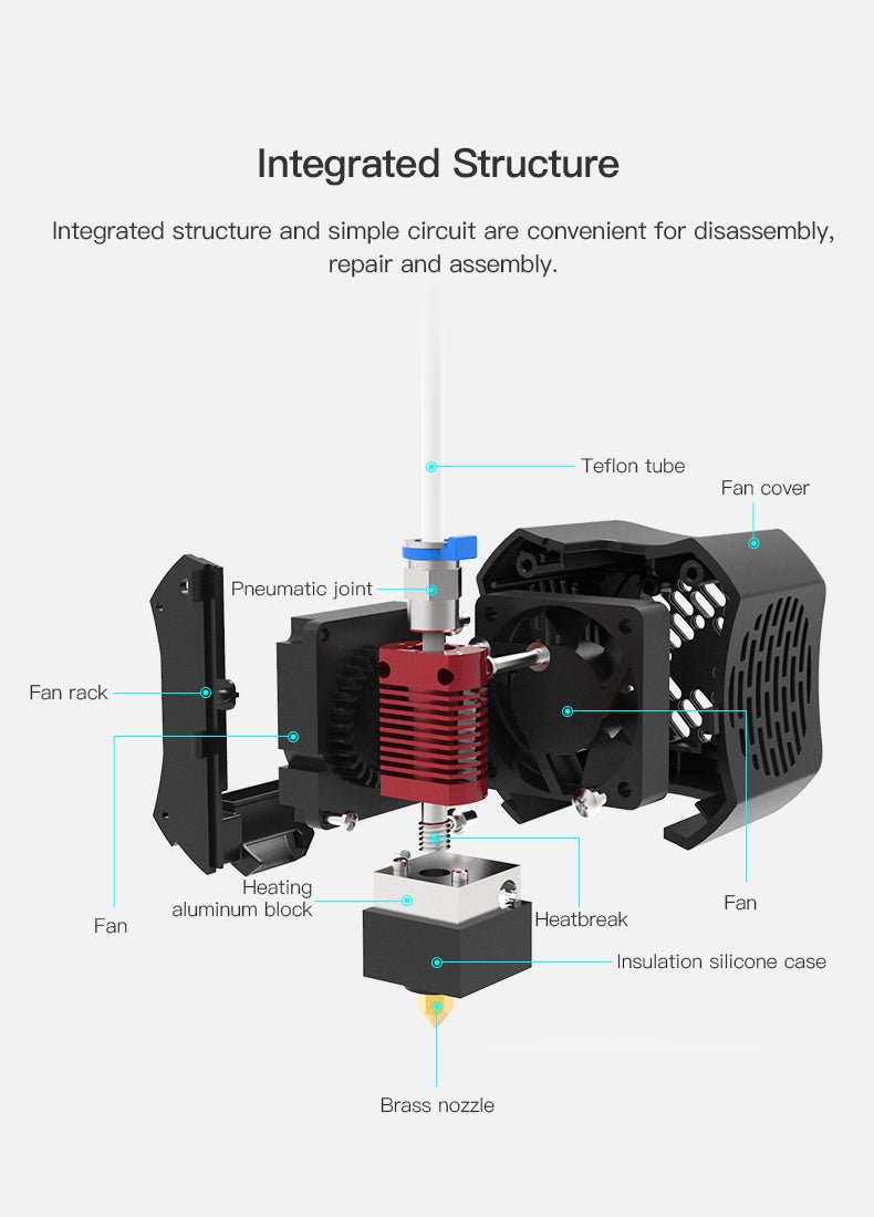Creality 3D - Complete Hotend Kit - Ender-3 V2