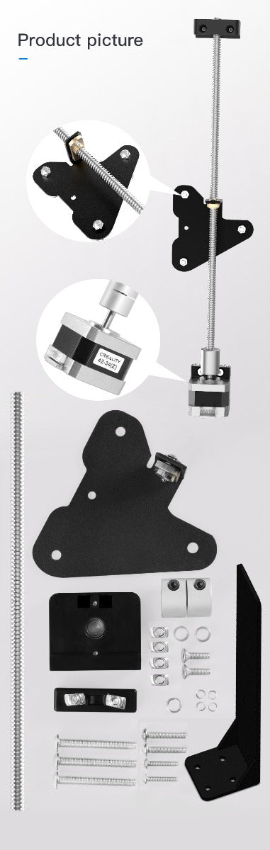 Creality 3D - Dual Screw Rod Upgrade Kit Double Screw - Ex. Ender 3 V2