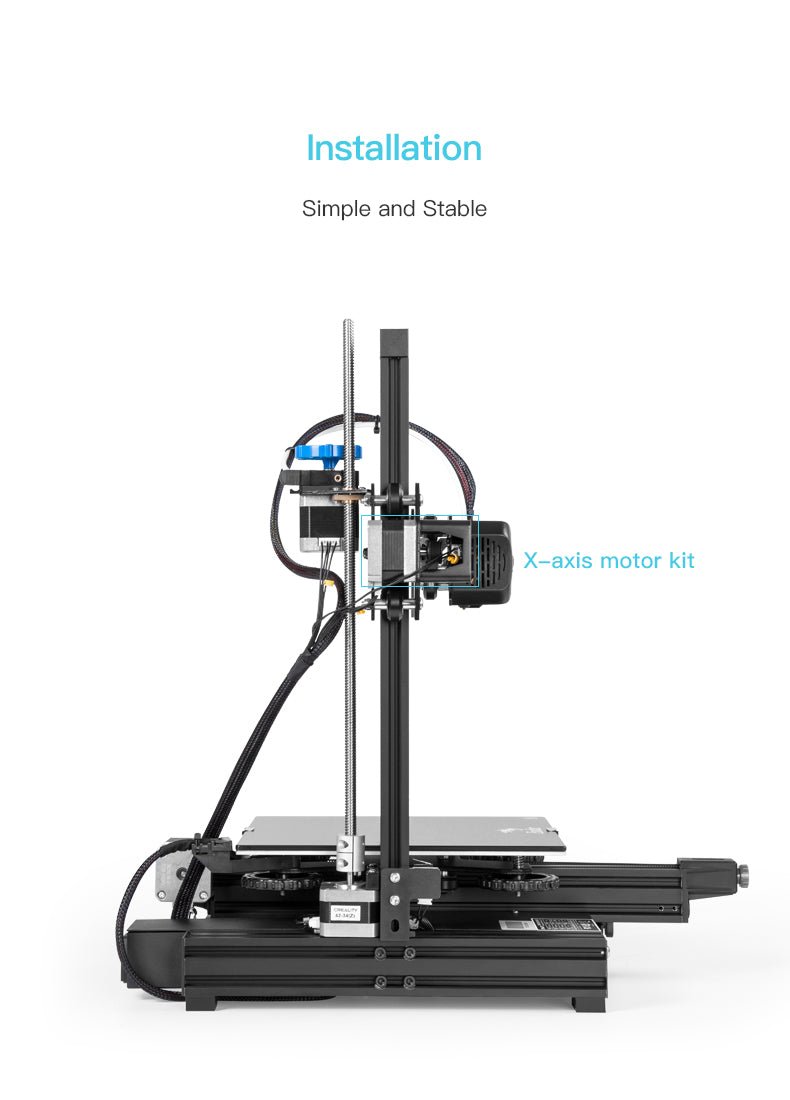 Creality 3D - X-axis Motor Kit with Endstop Switch - Ex. Ender-3 V2