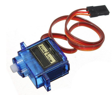 Mini 9G Servo med Tillbehör - Transparent Blå