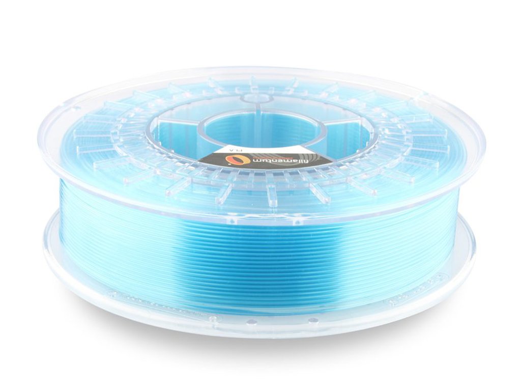 Fillamentum - PLA Extrafill Kristallklar "Islandblå" - 1,75 mm - 750 g 
