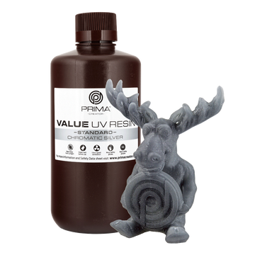 PrimaCreator Value UV-DLP Standardharts - Kromatiskt silver - 1L 