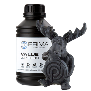 PrimaCreator Value UV-DLP Standardharts - Svart - 500ml 