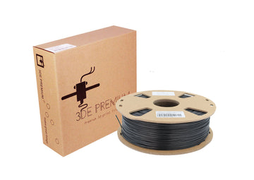 3DE Premium - PLA-skimmer - Svart - 1,75 mm - 1 kg